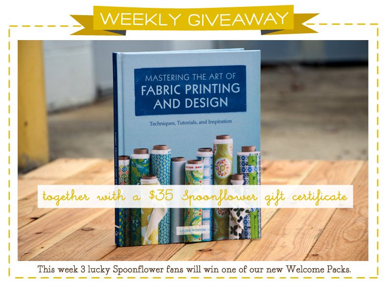 Spoonflower Welcome Pack Giveaway