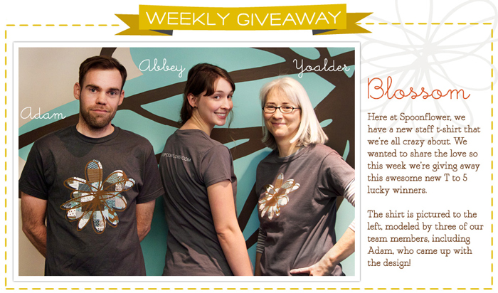 Spoonflower T-Shirt Giveaway