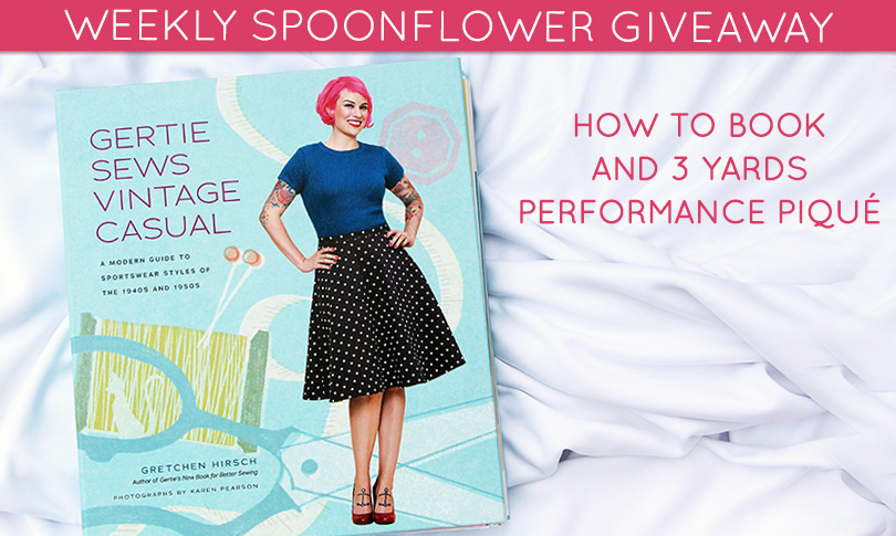 Win a Sewing Book + Performance Piqué!